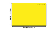 Magnetic Dry-Erase Glass Board Large or Small  mellow yellow