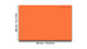 Magnetic Dry-Erase Glass Board Large or Small pastel orange