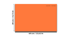 Magnetic Dry-Erase Glass Board Large or Small bright orange