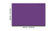 Magnetic Dry-Erase Glass Board Large or Small dark violet
