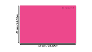 Magnetic Dry-Erase Glass Board Large or Small pink