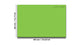 Magnetic Dry-Erase Glass Board Large or Small  pastel green