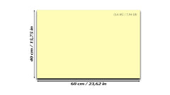 Magnetic Dry-Erase Glass Board Large or Small creamy