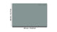 Magnetic Dry-Erase Glass Board Large or Small  gray
