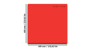 Magnetic Dry-Erase Glass Board Large or Small bright red