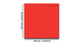 Pizarra magnética de cristal templado – Pizarra magnética borrado en seco :rojo claro