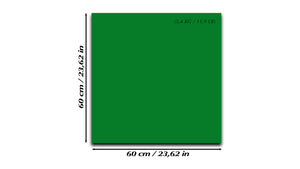 Magnetic Dry-Erase Glass Board Large or Small moss green