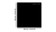 Magnetic Dry-Erase Glass Board Large or Small  black