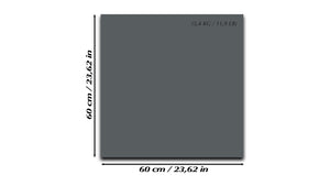 Magnetic Dry-Erase Glass Board Large or Small dark gray