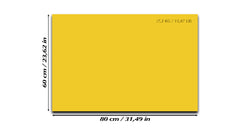 Magnetic Dry-Erase Glass Board Large or Small  dark yellow