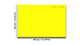 Magnetic Dry-Erase Glass Board Large or Small lemon yellow