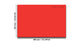 Pizarra magnética de cristal templado – Pizarra magnética borrado en seco :rojo claro