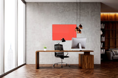 Magnetic Dry-Erase Glass Board Large or Small orange red