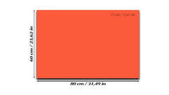 Magnetic Dry-Erase Glass Board Large or Small orange