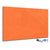 Magnetic Dry-Erase Glass Board Large or Small bright orange