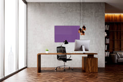 Magnetic Dry-Erase Glass Board Large or Small dark violet