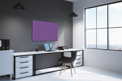 Magnetic Dry-Erase Glass Board Large or Small dark violet