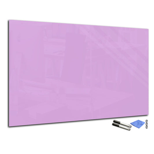 Magnetic Dry-Erase Glass Board Large or Small lilac