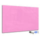 Magnetic Dry-Erase Glass Board Large or Small mellow pink
