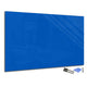 Magnetic Dry-Erase Glass Board Large or Small dark azure