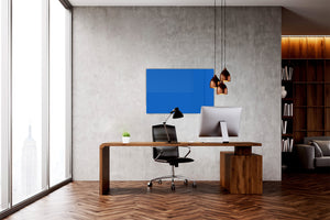 Magnetic Dry-Erase Glass Board Large or Small dark azure