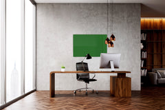 Magnetic Dry-Erase Glass Board Large or Small forest green