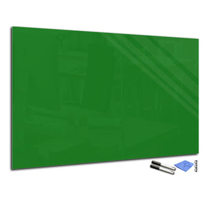 Magnetic Dry-Erase Glass Board Large or Small  green