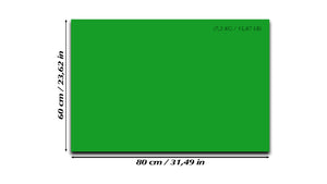 Magnetic Dry-Erase Glass Board Large or Small  bright green