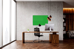 Magnetic Dry-Erase Glass Board Large or Small  bright green