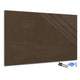 Magnetic Dry-Erase Glass Board Large or Small brown