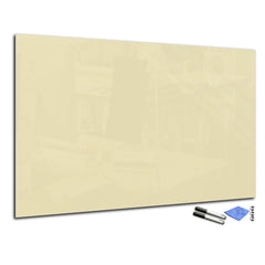 Magnetic Dry-Erase Glass Board Large or Small  beige