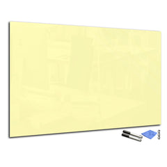 Magnetic Dry-Erase Glass Board Large or Small creamy