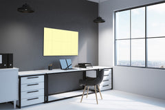 Magnetic Dry-Erase Glass Board Large or Small creamy