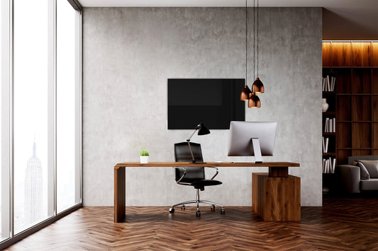 Magnetic Dry-Erase Glass Board Large or Small  black