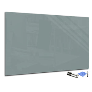 Magnetic Dry-Erase Glass Board Large or Small  gray