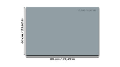 Magnetic Dry-Erase Glass Board Large or Small ash gray
