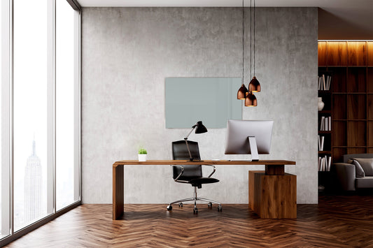 Magnetic Dry-Erase Glass Board Large or Small  medium gray