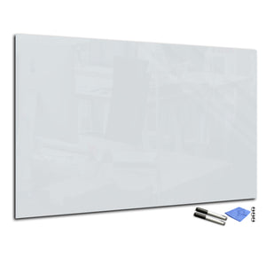 Magnetic Dry-Erase Glass Board Large or Small light gray